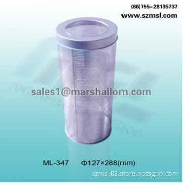 round tin box, metal box, metal packing